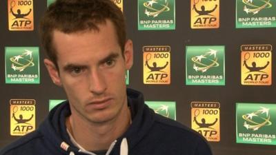 British tennis number one Andy Murray