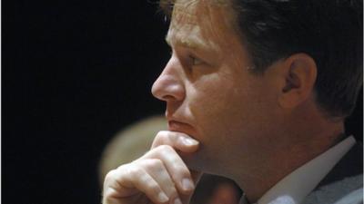 Deputy Prime Minister Nick Clegg