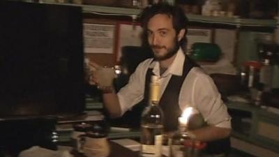 Barman in restaurant