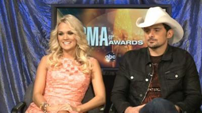 Carrie Underwood and Brad Paisley