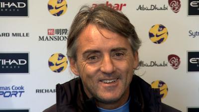 Manchester City manager, Roberto Mancini