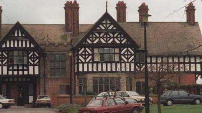 The former Bryn Estyn care home in 1992