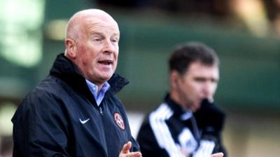 Dundee Utd manager Peter Houston