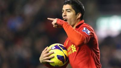 Liverpool's Luis Suarez