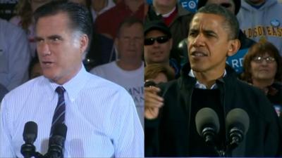 Mitt Romey & President Obama