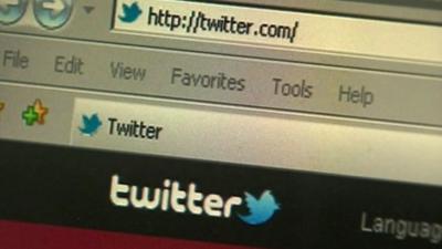 Twitter homepage