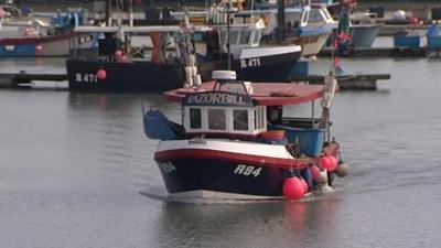 West Mersea fishing boat