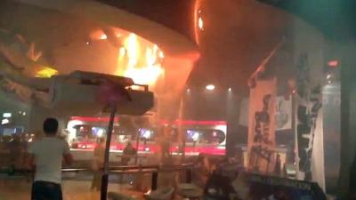 Ceiling on fire in Basildon's Liquid and Envy nightclub
