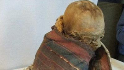 The mummified toddler