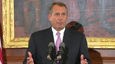 Republican House Speaker John Boehner