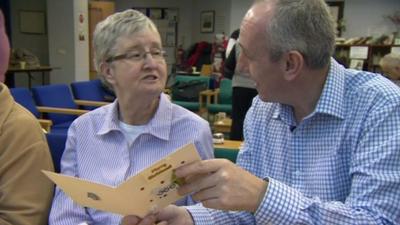 John Starkey with his mother Anne