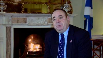 First Minister Alex Salmond