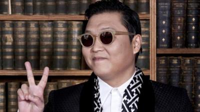 Korean pop star Psy