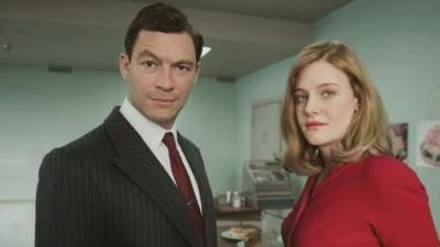 Actors Romola Garai and Dominic West