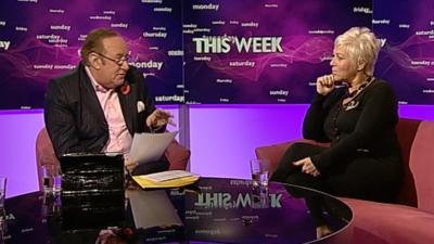 Andrew Neil and Denise Welch