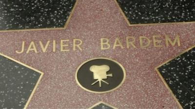 Javier Bardem star on Hollywood's Walk of Fame