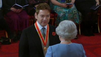 Sir Kenneth Branagh and the Queen