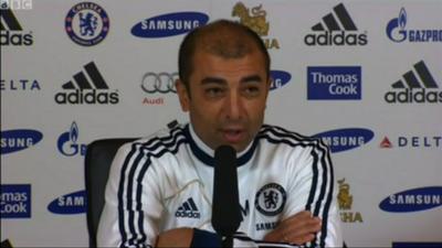 Chelsea boss Roberto Di Matteo