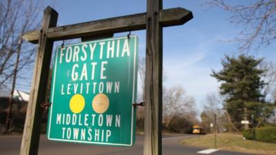 sign for Levittown, Pennsylvania