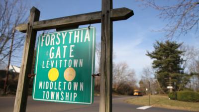 sign for Levittown, Pennsylvania