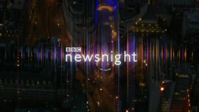 Titles for Newsnight programme