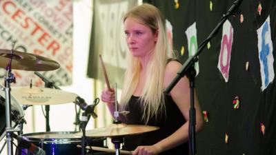 Richa's BBC Introducing session at SnodFest, Pershore