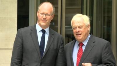 George Entwistle and Lord Patten