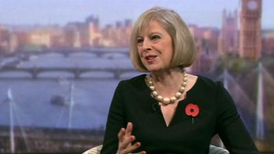 Home Secretary Theressa May