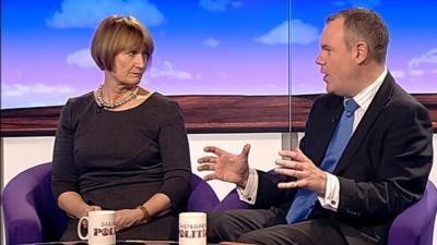 Tessa Jowell and Conor Burns