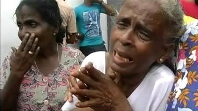 Relatives of prisoners killed in the Sri Lankan prison