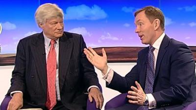 Geoffrey Robertson and Chris Bryant