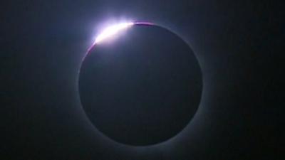 A total solar eclipse