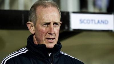 Scotland interim manager Billy Stark