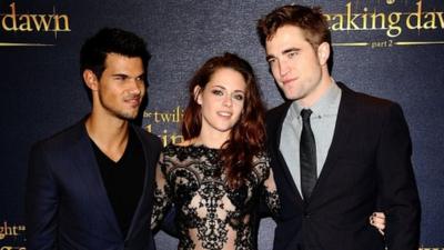 Taylor Lautner, Kristen Stewart and Robert Pattinson