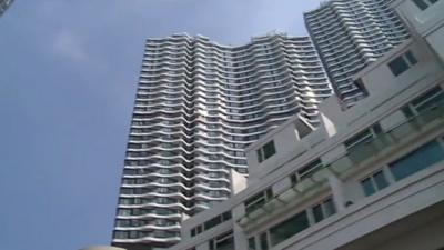 Hong Kong apartment block