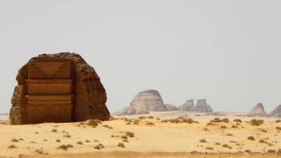 Saudi excavation site