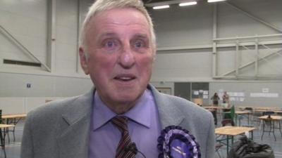 Independent Bill Longmore, West Mercia's first police and crime commissioner.