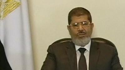 Egyptian President Mohammed Mursi