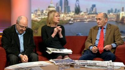 General Sir Mike Jackson, Ann Treneman and Harvey Goldsmith