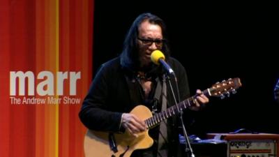 Musician Sixto Rodriguez on the Andrew Marr Show