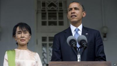 President Obama and Aung San Suu Kyi