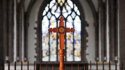 inside Sheffield Cathedral