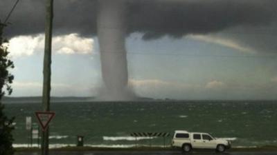 A water spout