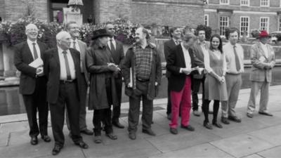 George Ferguson (c) and the 2012 Bristol mayor candidates