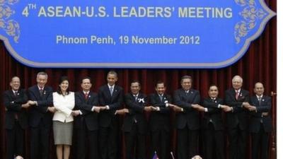 Asean meeting leaders group photograph