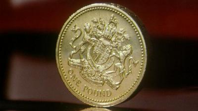 A pound coin