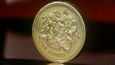 A pound coin