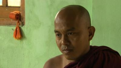 Burmese Buddhist monk