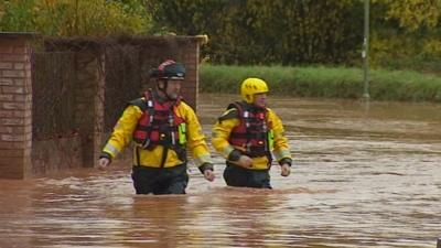 Flooding in Devon