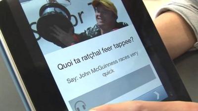 A new app for smart phones and tablets has been launched to help people learn the Manx language